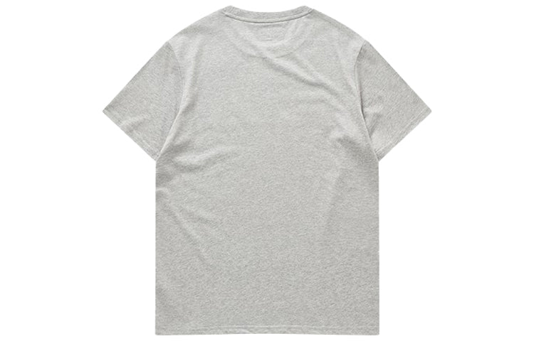 FILA Large Logo Brand Printing Short Sleeve light grey T51M019150F-MG
