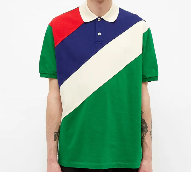 Gucci Olive Long Sleeve Polo Shirt For Men Green 623240-XJCGR-3310