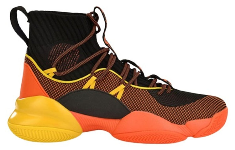 Li-Ning V PLAYOFF High-Top Black/Orange ABAP023-6