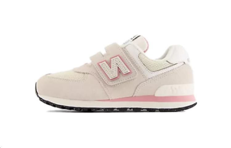 (PS) New Balance 574 Hook & Loop Shoes 'Pink White' PV574KR1