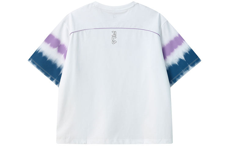 (WMNS) FILA Gym Short Sleeve White T-Shirt A11W121108F-WT