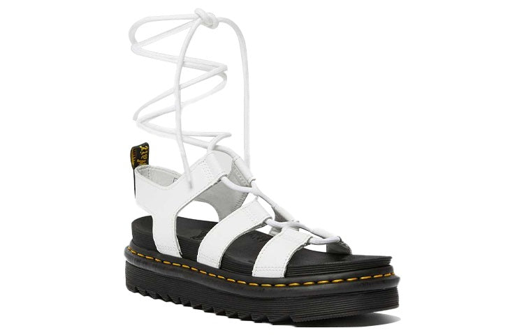 (WMNS) Dr. Martens Nartilla Sandals White 24641100