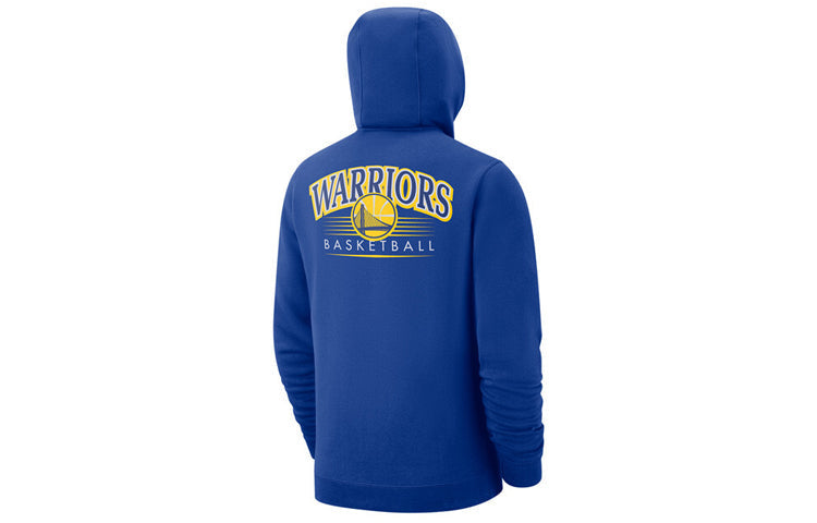 Nike Warriors Alphabet Logo Printing Training Hooded Jacket Blue AQ2608-495