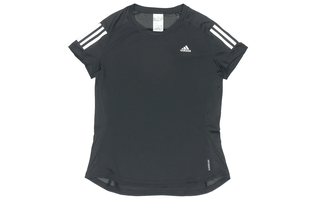 (WMNS) adidas Own The Run Tee Black FS9830