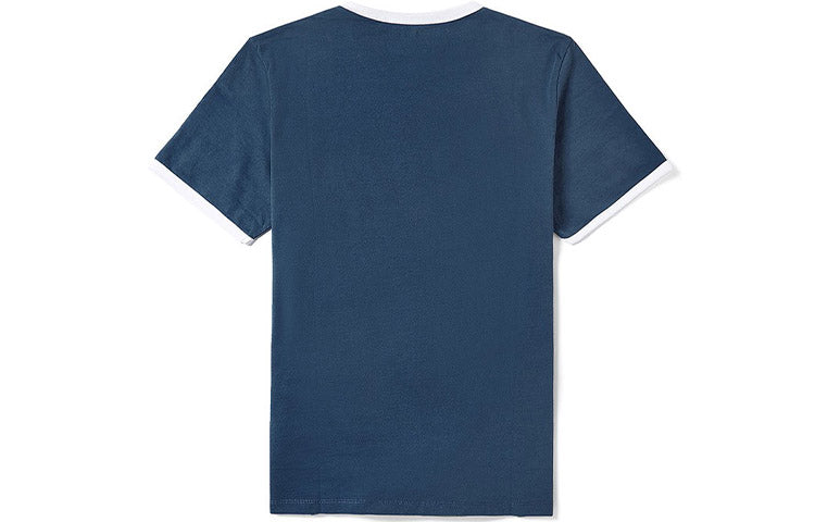 Men's Timberland Casual Round Neck Printing Short Sleeve Blue A2B86433