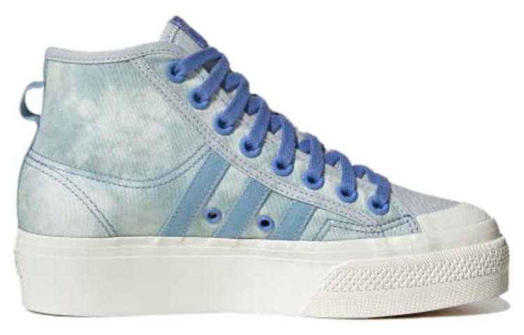 (WMNS) adidas Nizza Platform Mid 'Acid Wash - Blue Fusion' HQ4327