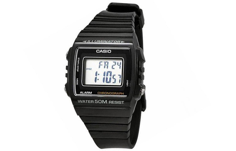 Casio Retro Stylish Simplicity Digital Cube Watch 'Black White'  W-215H-1AJH
