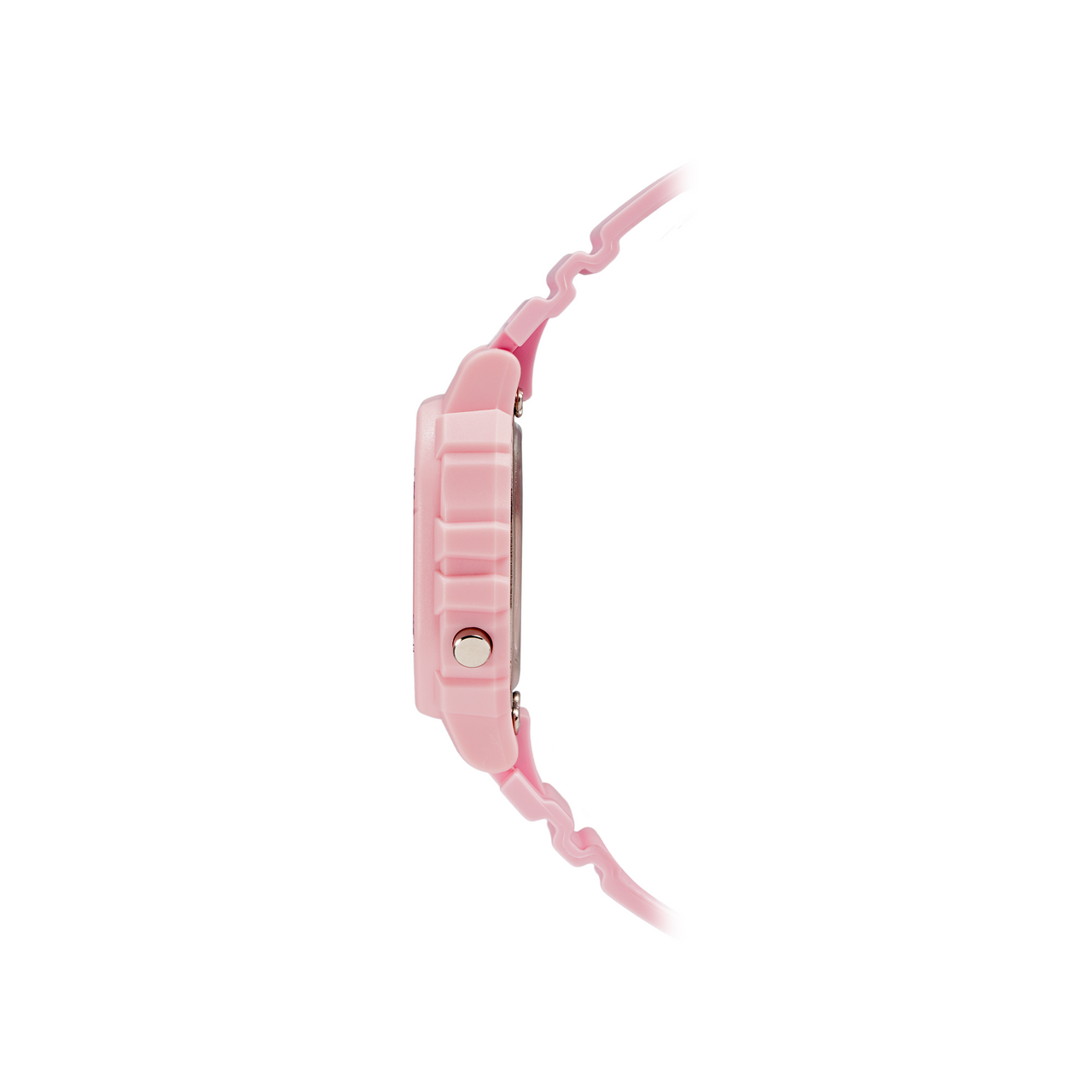 CASIO Minimalistic Temperament Small Cube Waterproof Led Lights Resin Strap Waterproof Watch Pink Digital LA-20WH-4A1