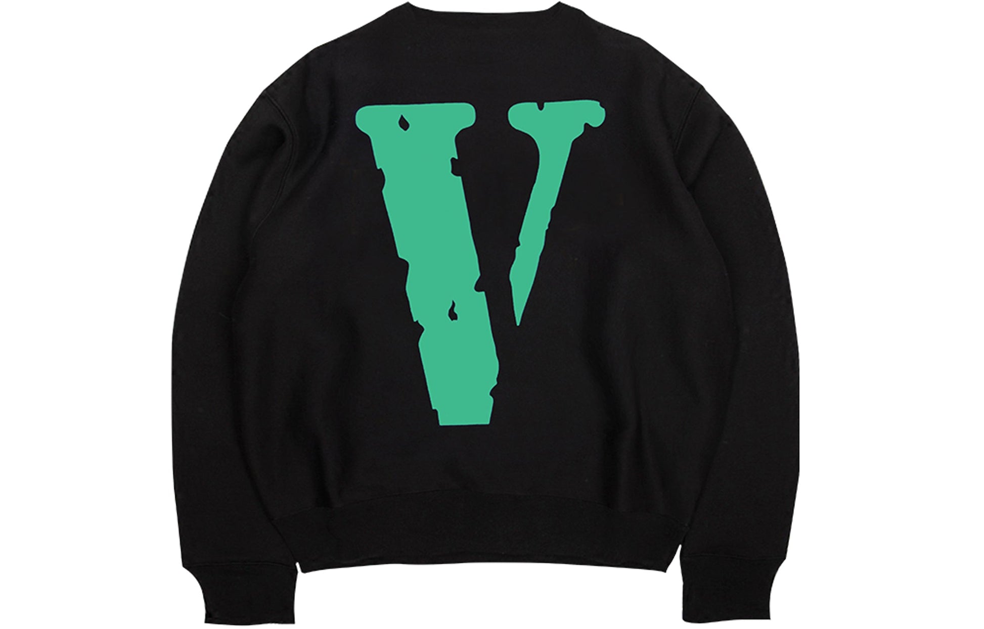 VLONE Staple- Crewneck Classic Printing Round Neck Couple Style Black Green 6941240931645