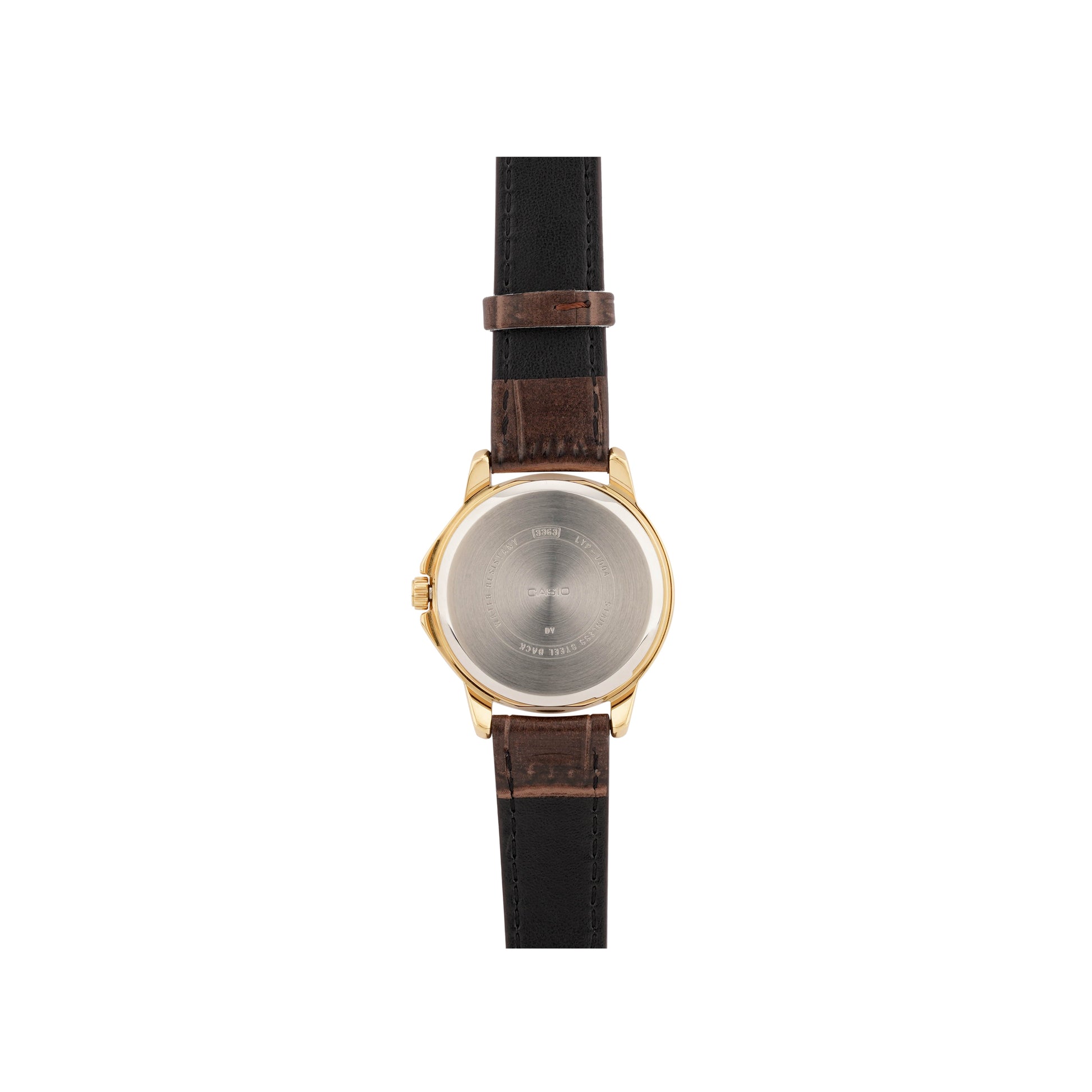 CASIO Quartz Waterproof Brown Analog LTP-V004GL-7AUDF