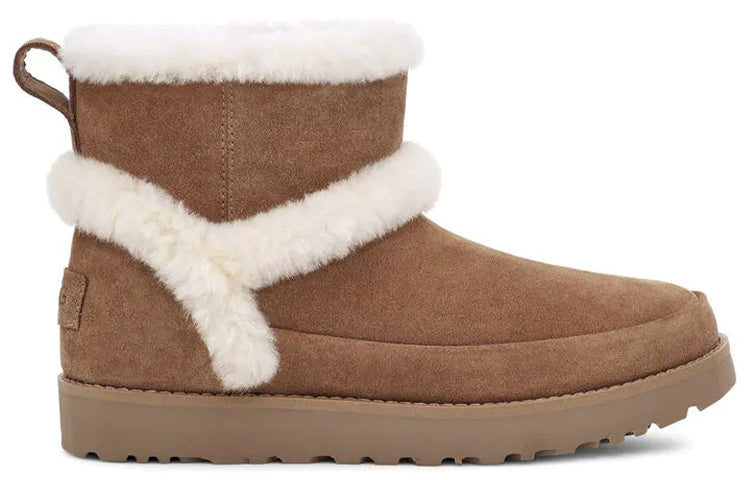(WMNS) UGG Classic Mini Snow Boots Brown 1112499-CHE