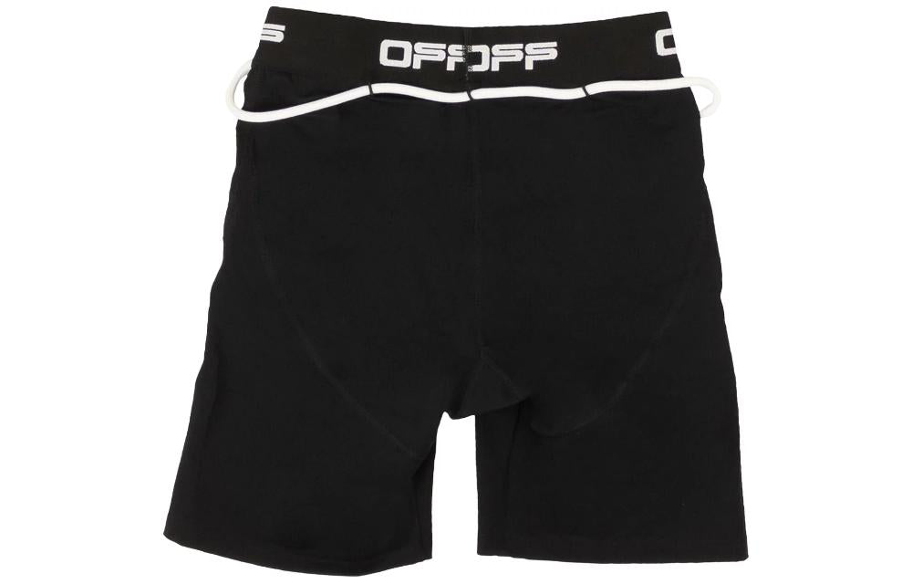 (WMNS) Off-White Active Logo Cycling Shorts 'Black' OWVH008I20JER0011001