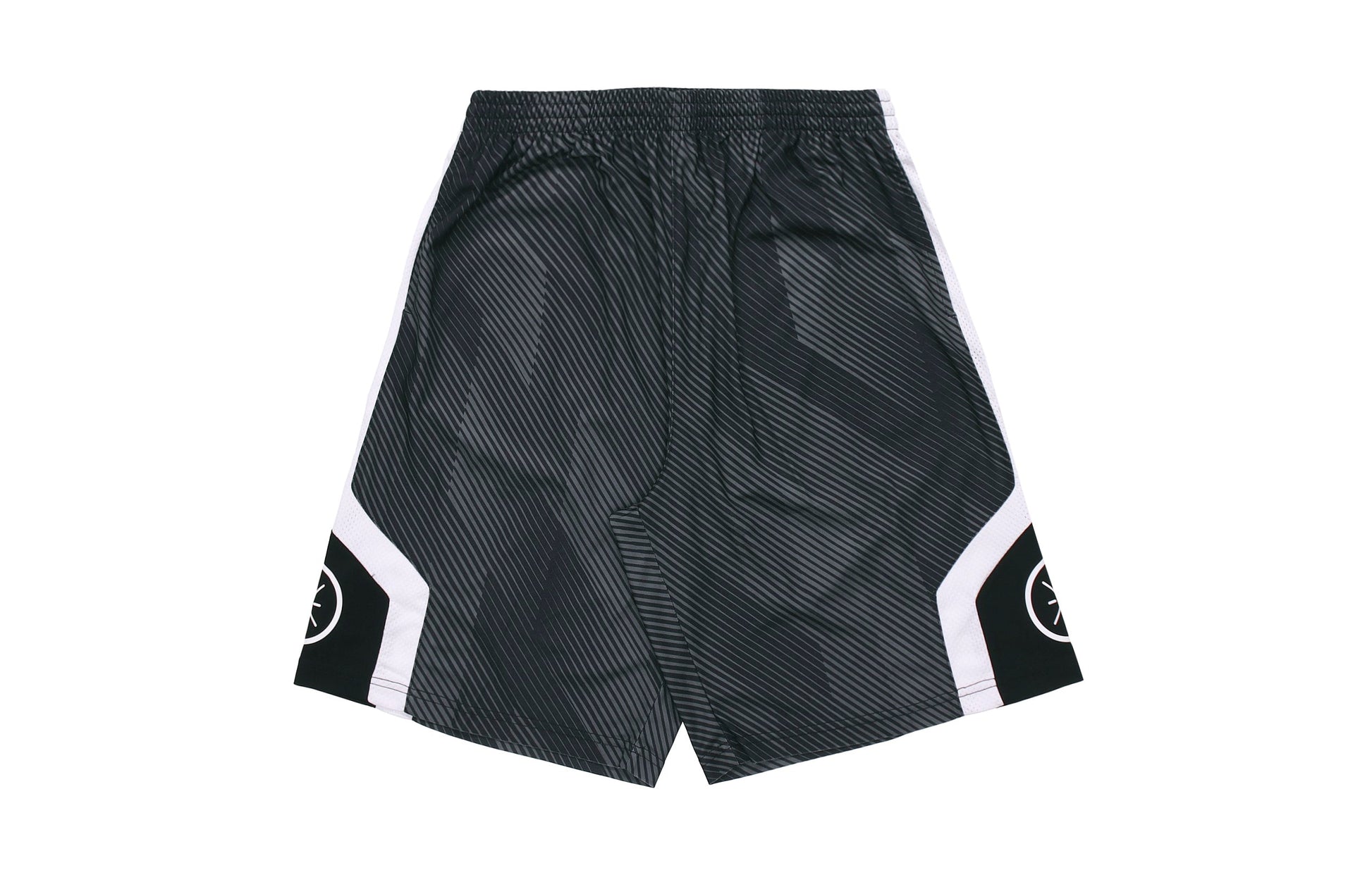 Li-Ning Way Of Wade Logo Basketball Shorts 'Black Grey' AAPP281-1