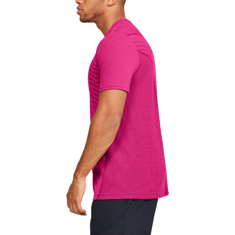 Under Armour Unisex Seamless Wave Tee Pink 1351450-687