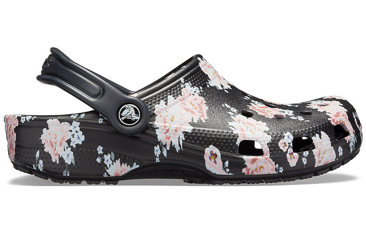 Crocs Classic Printed Clogs 'Black Pink' 205838-97J