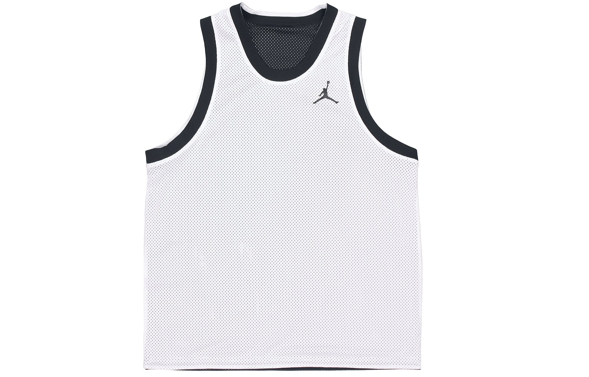 Men's Air Jordan Sport Dna Logo Printing Reversible Breathable Basketball Sports Black Vest DA7235-010