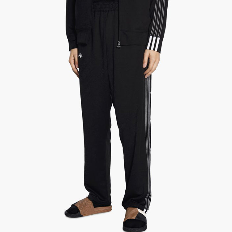 adidas originals x alexander wang Distress Sports Long Pants Couple Style Black CV5269