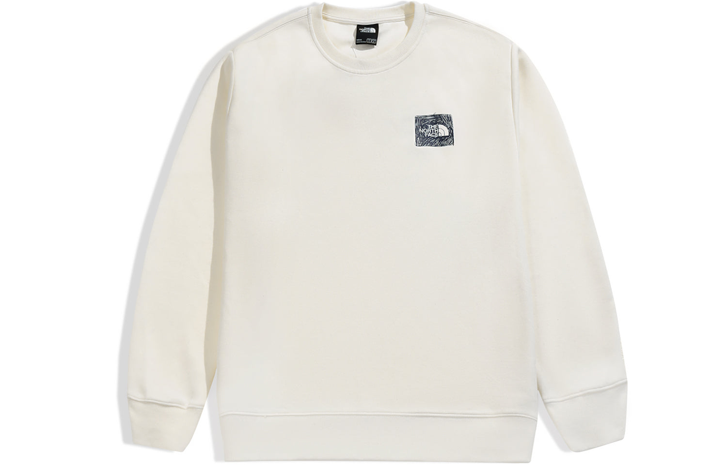 THE NORTH FACE Regrind Crew SS22 Logo Sweater 'White' NF0A5K1D-N3N