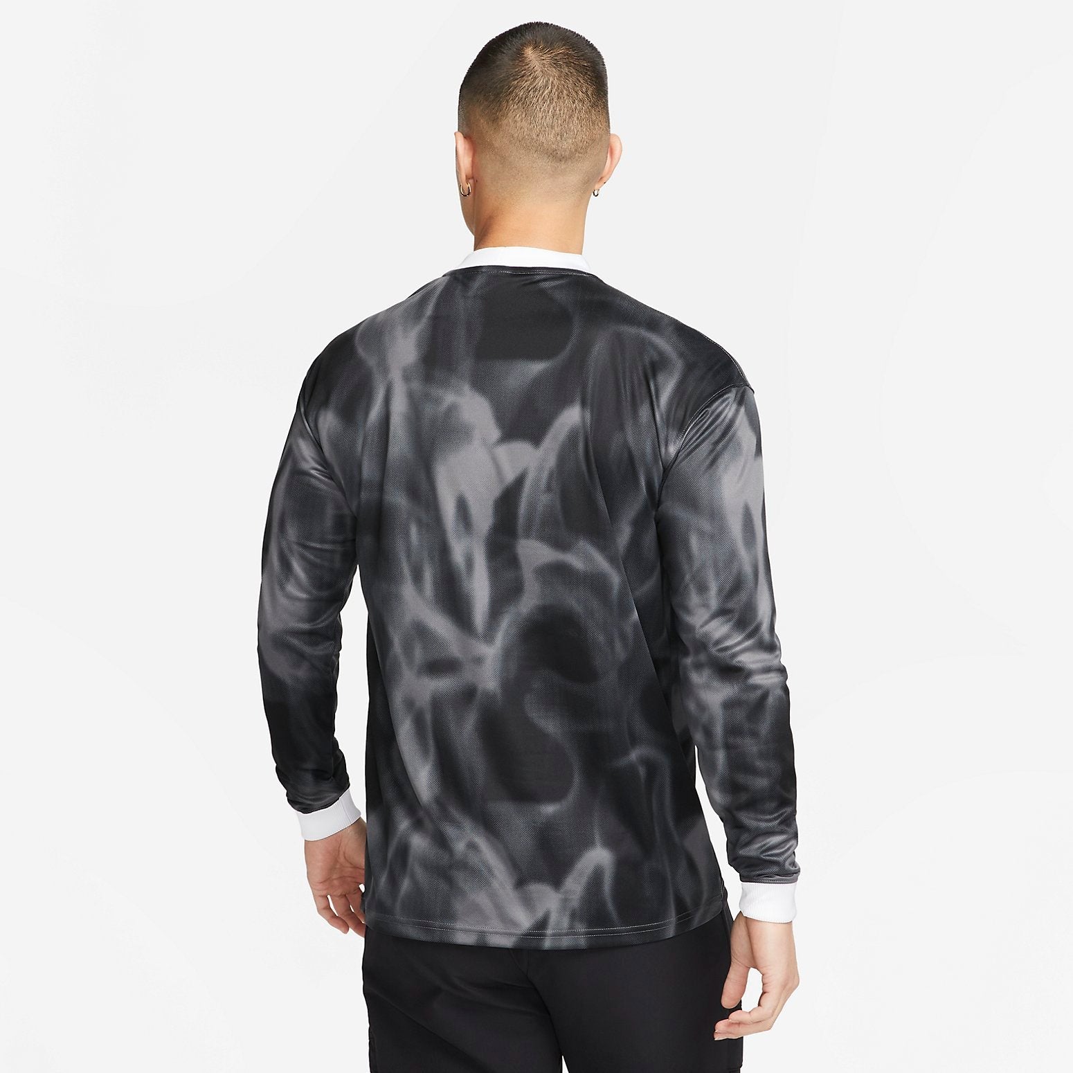 Nike Dir-Fit FC Graphic Long-Sleeved T-shirt 'Black' DV9799-068