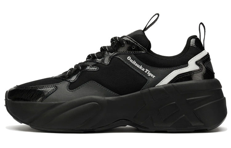 Onitsuka Tiger Pleaker Shoes 'Black White' 1183B900-001