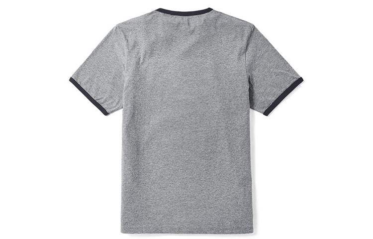 Men's Timberland Logo Printing Short Sleeve Gray A2B7U052