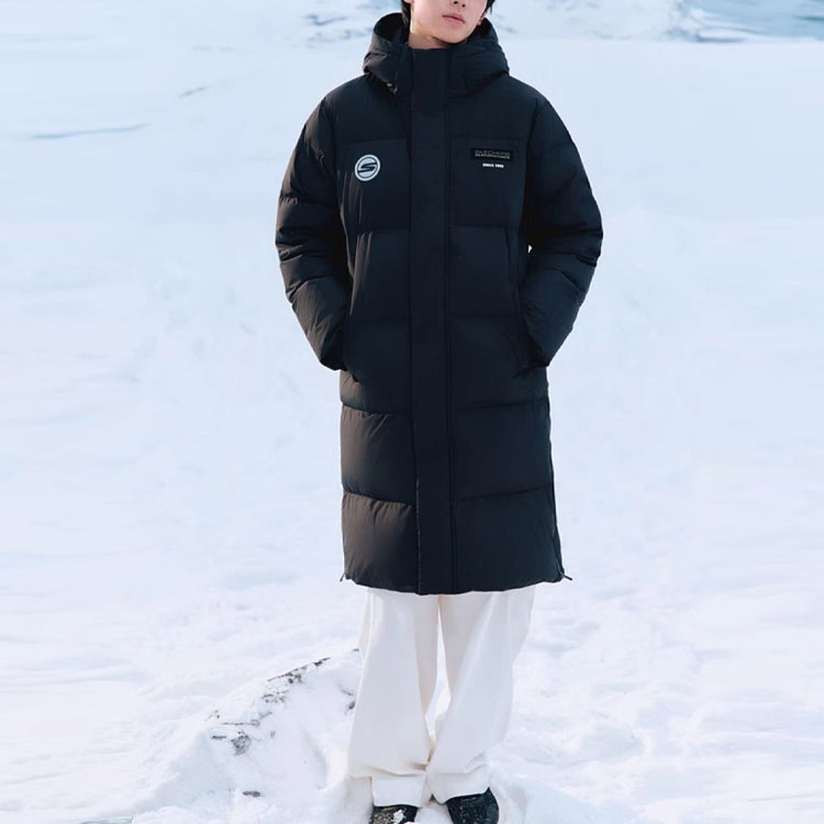 Skechers Long Down Jacket 'Black' P423M125-0018
