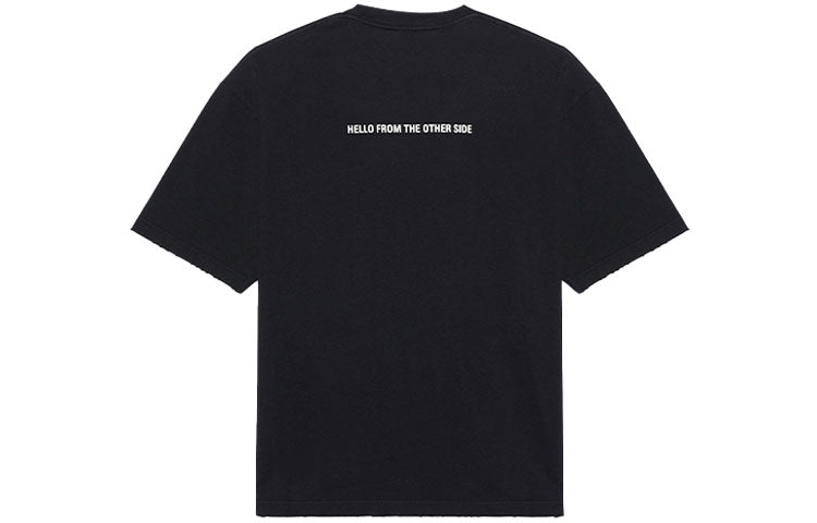 Balenciaga SS21 PatternRound Neck Black 612965TJVK79113