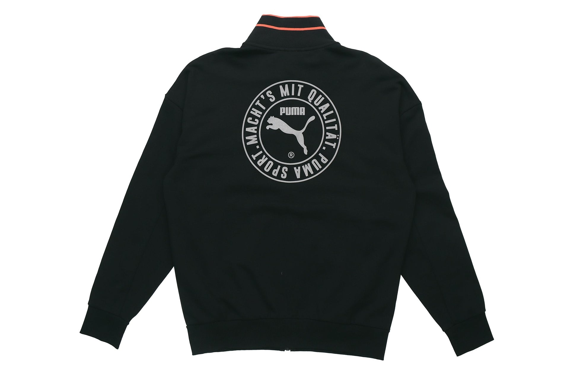 PUMA TFS Stand Collar Zipper Casual Sports Black 597343-01