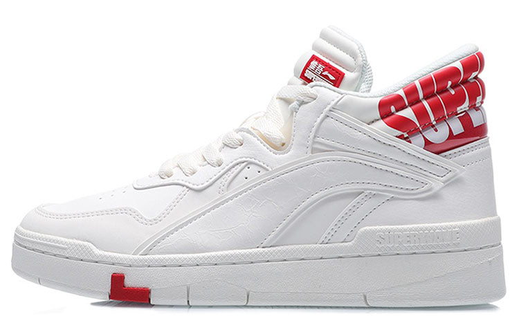 (WMNS) Li-Ning Superwave Mid 'White Red' AGCQ238-4