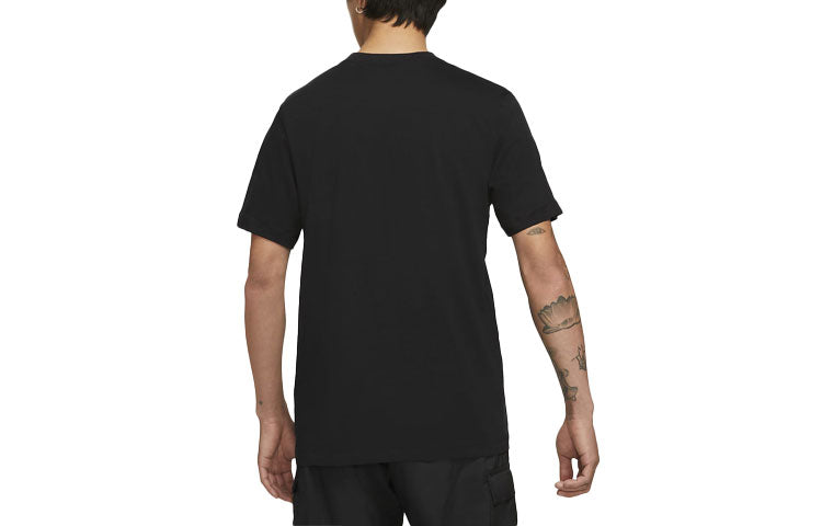 Nike JDI Casual Sports Small Label Round Neck Short Sleeve Black DA0248-010