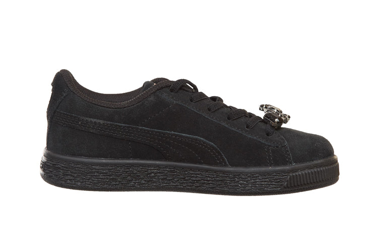 (PS) PUMA Suede Jewel Ac Ps Board Shoes Black 367619-03