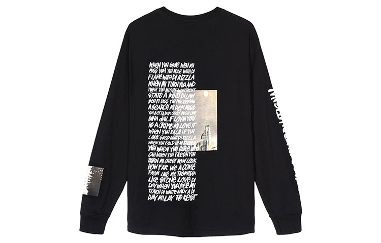 Stussy Great Outdoors Ls Tee Classic Poster Long Sleeves Unisex Black 1994492-BLACK