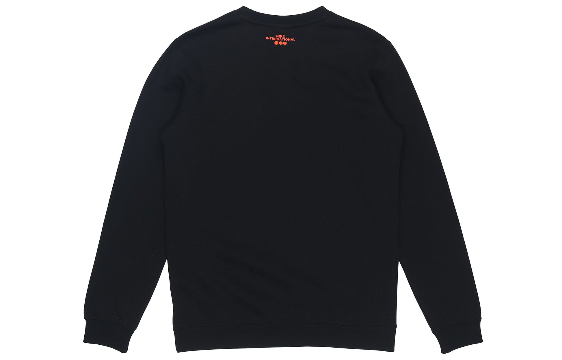 Men's Nike Logo Athleisure Casual Sports Long Sleeves Pullover Round Neck Black DR7829-010