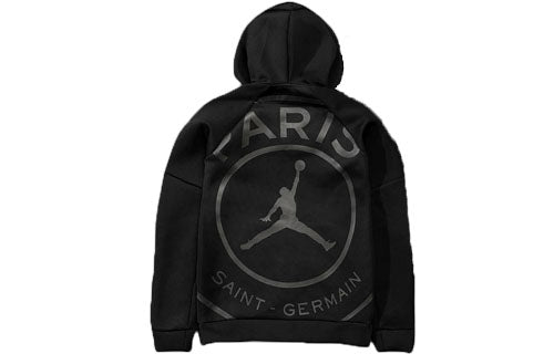 Air Jordan x Paris Saint-Germain Full Zip Hoodie Jacket 'Black' BQ4191-010