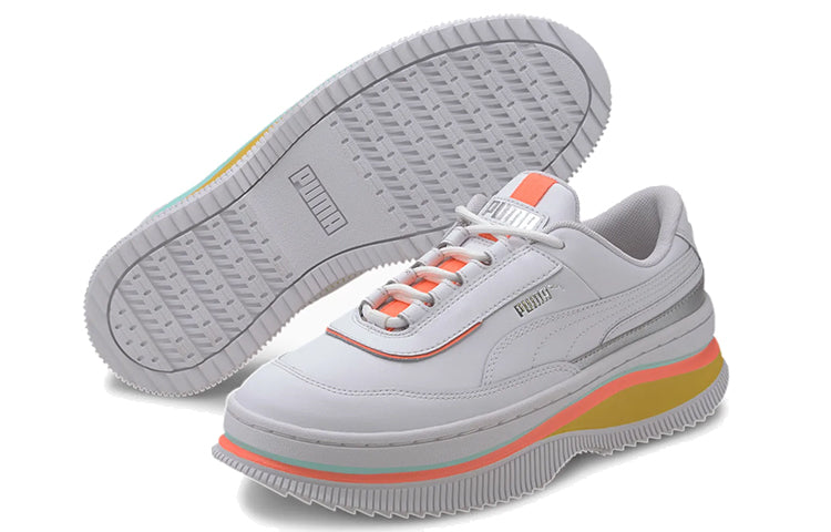 (WMNS) PUMA Deva Mono Pop White/Orange 373919-03