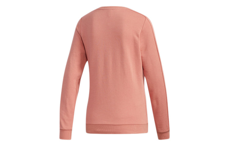 (WMNS) adidas neo Round-neck Sweatshirt Pink EI4683