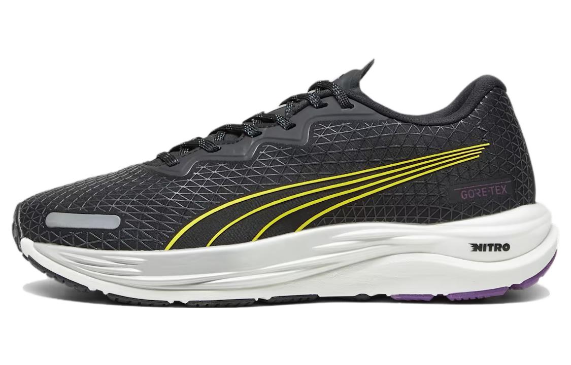 (WMNS) PUMA Velocity Nitro 2 GORE-TEX 'Black Yellow Burst' 377508-04