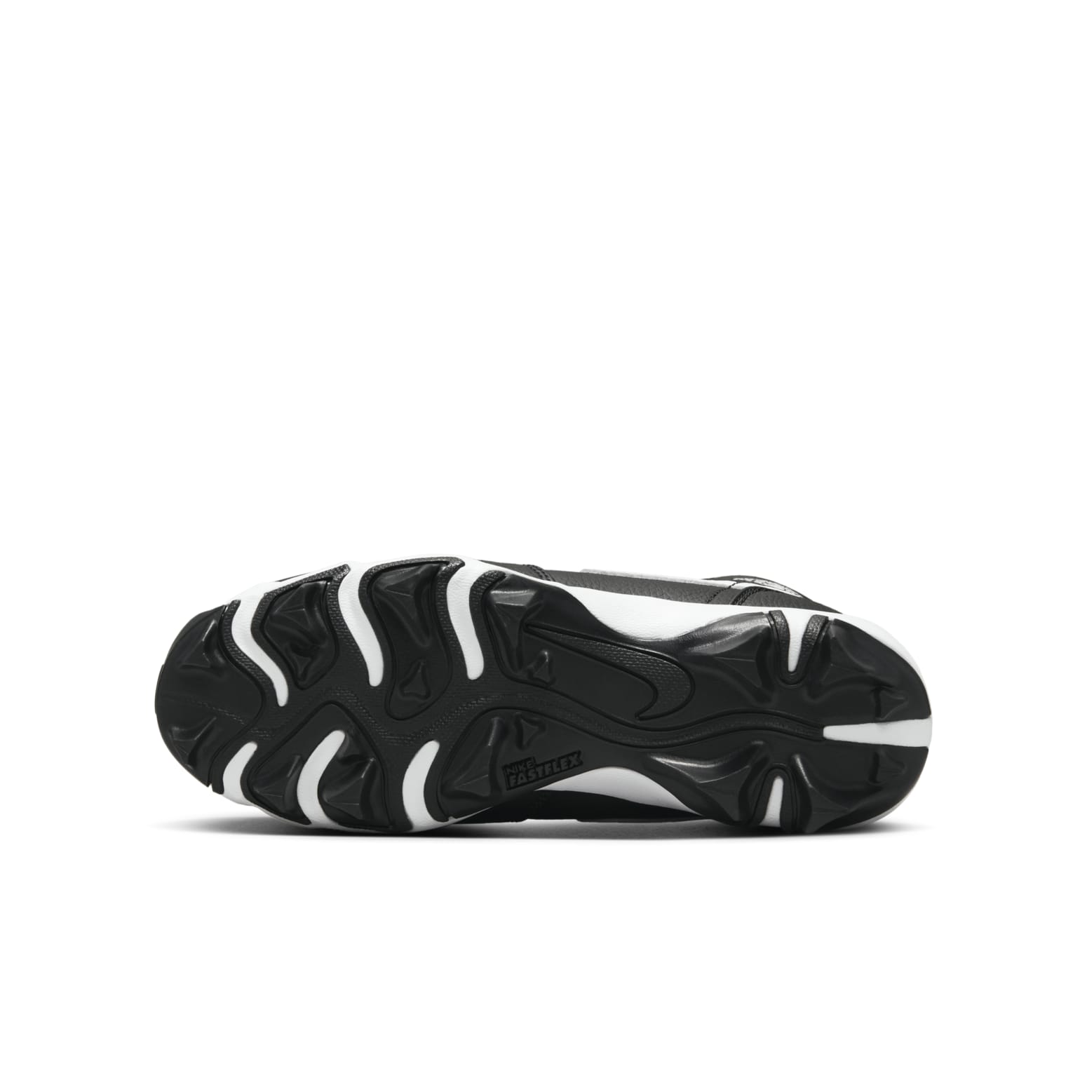 (GS) Air Jordan 1 Mid Cleat 'Black White' HF6883-001
