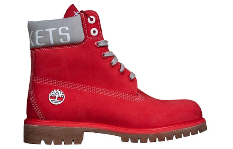 Timberland X NBA Houston Rockets 6 Inch Premium Boot 'Red Nubuck' A249E