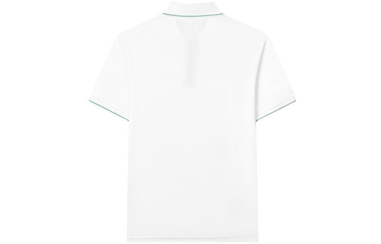 FILA Solid Color Athleisure Casual Sports Short Sleeve Polo Shirt White F11M138157F-WT
