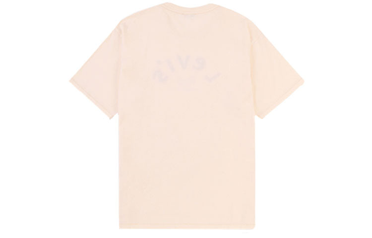 Men's Levis Casual Cozy Round Neck Short Sleeve Creamy White A0192-0000