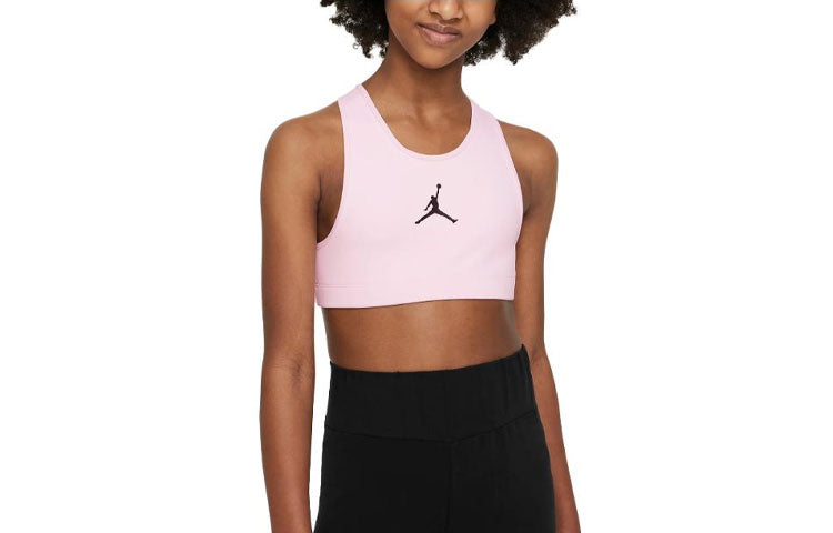 (GS) Air Jordan Logo Sports Bra 'Pink' 45B628-A9Y