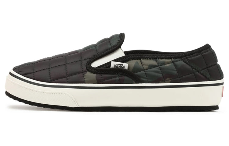 Vans Unisex Nylon Slip-Er 2 Low-Top Sneakers Black/White VN0A4UWO8KC