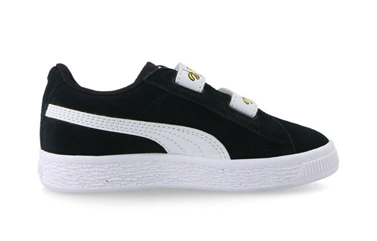 (PS) PUMA Minions Suede V Ps Sneakers BlackWhite 'Black White' 365528-03
