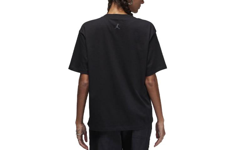 (WMNS) Air Jordan Graphic T-Shirt 'Black Grey' FD7244-010