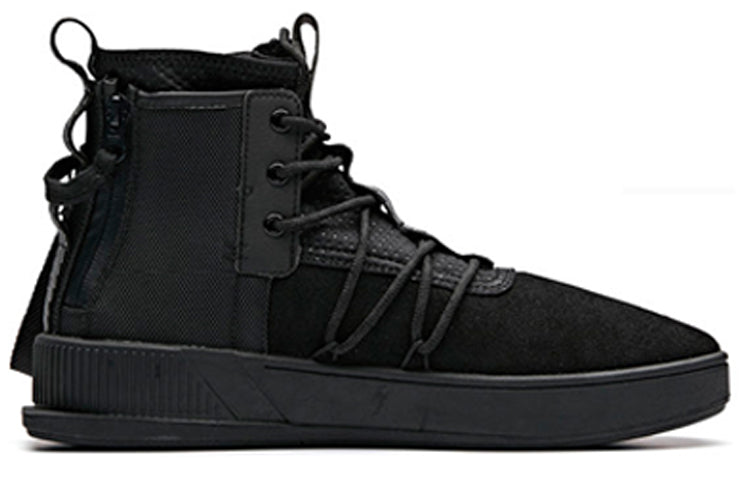 ANTA Skateboarding Series Sneakers High 'Black Grey Red' 11918042-1