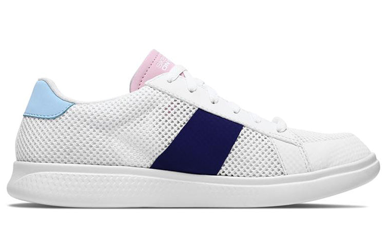 (WMNS) Skechers Glide 2.0 Ultra Low-Top Sneakers White/Blue 15590-WMLT