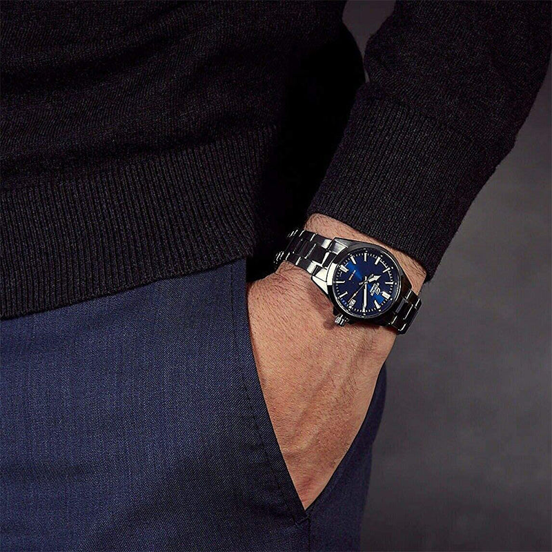 CASIO EDIFICE Series Leisure Fashion Men's Mens Blue Analog EFV-100D-2AVUDF