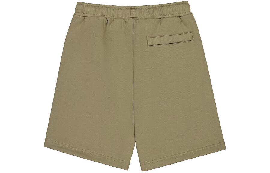New Balance NB Logo Cotton Short Asia Sizing 'Covert Green' AMS41365-CGN