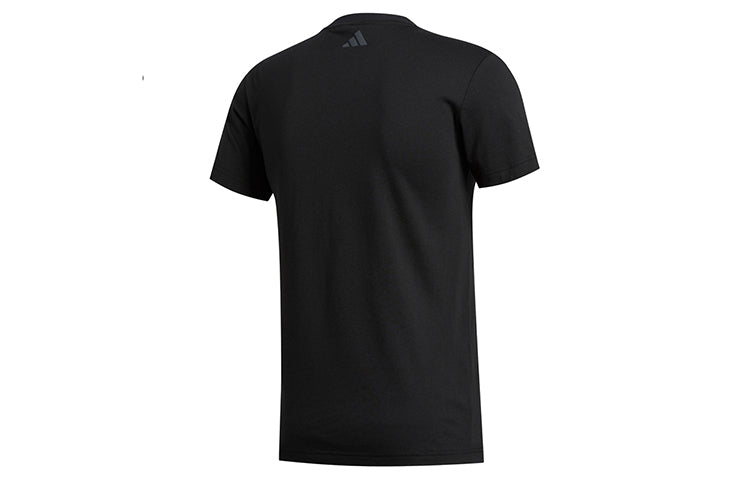 adidas Sports Stylish Short Sleeve 'Black' FT2829